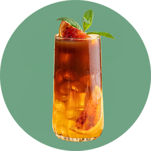 Eistee im Glas Eistee im Glas